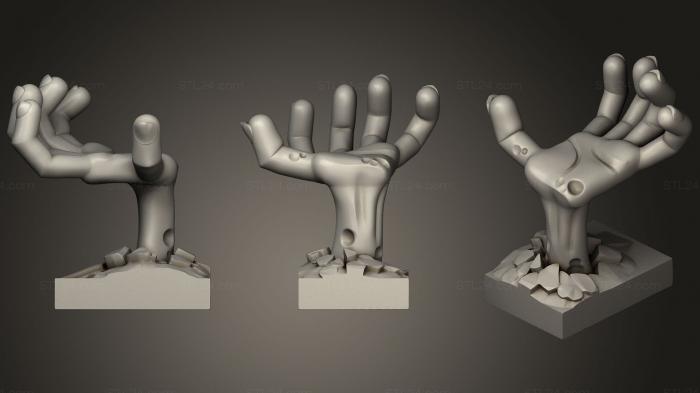 Anatomy of skeletons and skulls (Zombie, ANTM_1152) 3D models for cnc